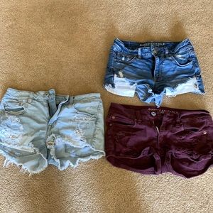 Lot of American Eagle shorts